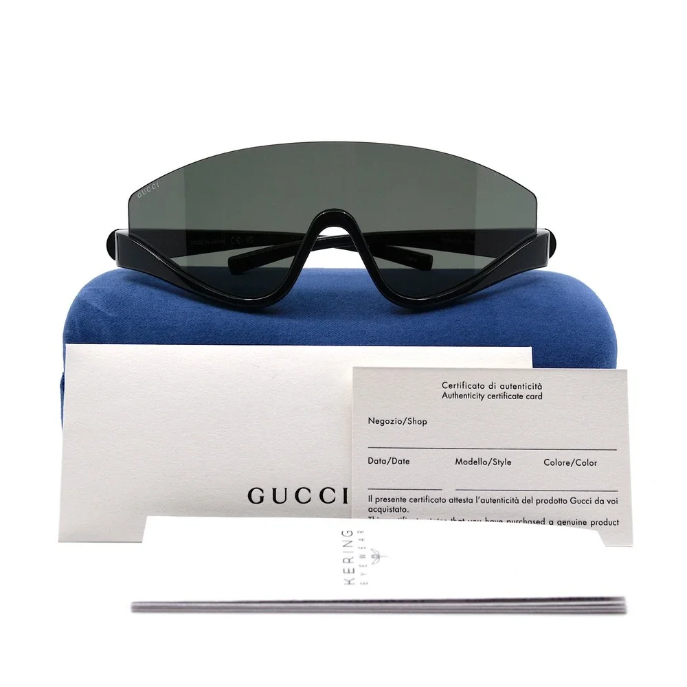 NEW GUCCI GG1650S 001 BLACK GREY AUTHENTIC SUNGLASSES - Picture 12 of 15